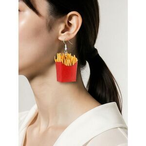 NWT Set of 3 Novelty Earrings - Acrylic Design Snack Dangle Earrings